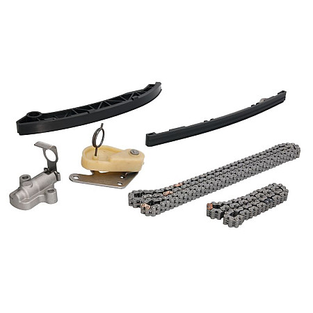 Chit lant de distributie Timing set chain + elements NISSAN JUKE PULSAR X-TRAIL III 1.6 06.10- HEPU HEP21-0575