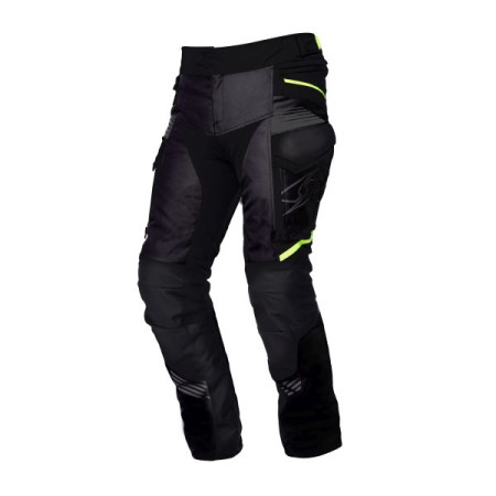 Pantaloni din material textil Trousers touring SPYKE EQUATOR DRY TECNO colour anthracite/neagra/fluorescent/yellow size 52 SPYKE 120720/10186/52