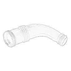 Furtun, alimentare aer Conducta de intrare a aerului Partea evacuarii debitmetru-capacitaii FIAT DUCATO 2.3D 07.06- OE FIAT 1366971080