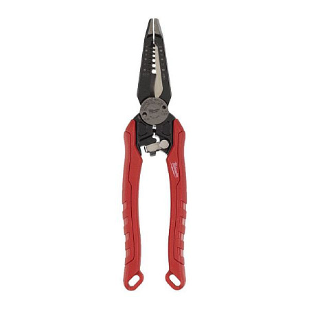 Cleste, rotire piston Pliers clamping cutting special universal with wire cutter for electricians / for hoses and wires / for wire straight length: 230mm MILWAUKEE 4932478554