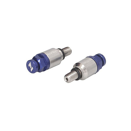 Surub/supapa aerisire aluminiu aerisire din fata suspendata KYB / Showa filet M5 albastru ZAP TECHNIX ZAP-8081B
