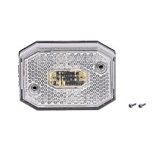 Lumina de delimitare Outline marker lights L/R FLEXIPOINT shape: rectangular white height 64mm width 44mm depth 28mm surface FLEXIPOINT ASPOCK A21-6512-004