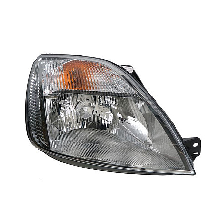 Far Lampa frontala Dreapta halogen H4/PY21W/W5W electric cu motor bec FORD FIESTA V -10.05 VISTEON 20-200-01013