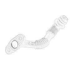 Conducta ulei, incarcare Turbocharger oil return pipe FORD C-MAX II FOCUS III GALAXY III KUGA II KUGA III MONDEO V S-MAX 1.5/1.5D 09.14- OE FORD 1897340