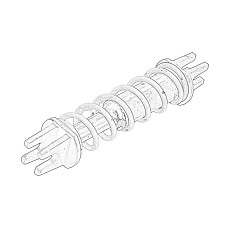 Arc, pedal ambreiaj Arcul pedalei ambreiajului CITROEN BERLINGO MULTISPACE BERLINGO/MINIVAN PEUGEOT PARTNER TEPEE PARTNER/MINIVAN 04.08- OE PEUGEOT 2148K6