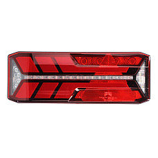 Stop spate Rear lamp R ECOLED III LED 24V with indicator with fog light reversing light with stop light parking light triangular reflector dynamic indicator connector: ASS2 7PIN ASPOCK A25-4122-011