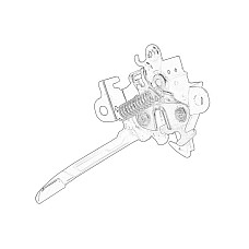 Inchizatoare capota Incuietoare capota motor TOYOTA YARIS YARIS/HATCHBACK 12.10- OE TOYOTA 53510-0D300