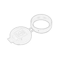 Buson, rezervor lichid de spalare parbriz Washer tank cap FIAT DUCATO LANCIA YPSILON 07.06- OE FIAT 71773062