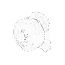 Electromotor, ventilatie interioara Air blower motor RENAULT ESPACE IV 1.9D-3.5 11.02- OE RENAULT 77 01 207 452
