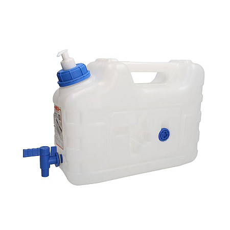 Bidon apa Water tank white 10l with soap dispenser with food certificate BORG POJ004