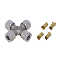 Cap de cuplare Montare TEKALAN cvadruplu/insurubate metal cantitate per impachetare: 1buc Con conectori insurubati butoi RECTUS CSK 10