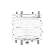 Amortizor, suspensie cabina Driver's cab shock absorber  MASSEY FERGUSON OE AGCO 4273314M91-MF