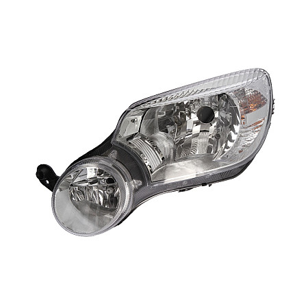 Far Lampa frontala Stanga halogen H4/W5W electric cu motor culoare insert: cromat SKODA YETI MAGNETI MARELLI 711307023316
