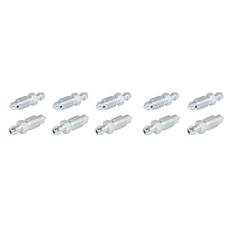 Surub aerisire, cilindru receptor frana Aerisitor frana M10x1mm 10 buc MERCEDES CLS C257 GLC C253 GLC X253 ALFA ROMEO 159 AUDI A1 A3 A4 ALLROAD B9 A4 B6 A4 B7 A4 B8 A4 B9 A5 A6 C6 0.7-Electric 03.69- QUICK BRAKE QB0017-10