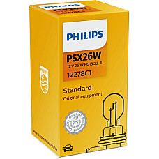 Bec,lumini de stationare Bec cutie 1buc PSX26W 12V 2W PG185D-3 MERCEDES C C204 C W204 C T-MODEL S204 E A207 E C207 E W212 E T-MODEL S212 GL X164 R W251 V251 SLK R171 03.04- PHILIPS PHI 12278C1