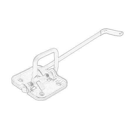 Carlig de sigurana, inchizatoare capota motor Engine bonnet lock front lock upper part SKODA FABIA III 08.14- OE SKODA 6V0 823 186B