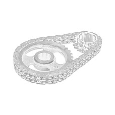 Chit lant de distributie Timing set chain + elements SKODA 105120 130 FAVORIT FAVORIT FORMAN FELICIA I 1.0/1.2/1.3 08.76-03.98 OEM 11436U0X026Q