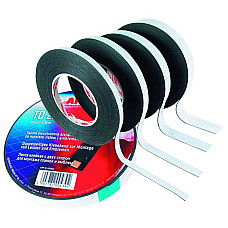 Materiale si benzi de mascare Banda dublu adeziva material: spuma culoare: alb dimensiuni: 9mm/10m cantitate per impachetare: 1buc APP 80040801