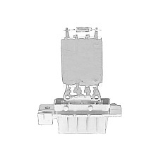 Rezistor, ventilator habitaclu Rezistenta aeroterma OE PEUGEOT 648055