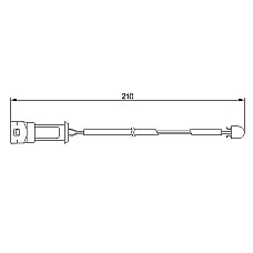 Senzor de avertizare,uzura placute de frana Senzor uzura placute frana Fata cantitate per impachetare: 1buc AUDI 200 C3 QUATTRO 2.1/2.2 07.80-09.91 BOSCH 1 987 474 939