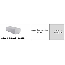 Piese si accesorii pentru elevatoare Polypropylene pad {Polypropylene pad} 340mmx150mmx100mm type: rectangle for lift Manufacturer: universal BOECK PE-900WEISS/GROSS