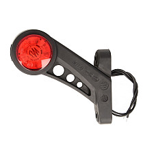 Lampa gabarit Outline marker lights L Red/White LED 12/24V WAS 606BCL W77.4