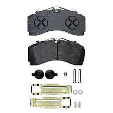 Set placute de frana Fata KNORR numar WVA: 29246 MAN TGS I MERCEDES ACTROS ACTROS MP2 / MP3 ACTROS MP4 / MP5 ANTOS AROCS ATEGO AXOR AXOR 2 ECONIC D2676LF04-OM936.973 04.96- TEXTAR 29246 350 1 5