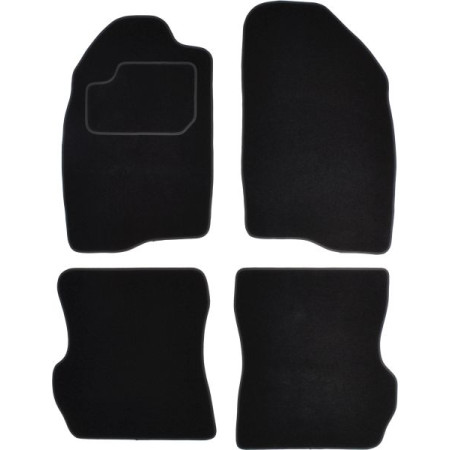 Covoras podea textil Floor mats Velours 4 pcs front/rear set colour neagra FORD FUSION 08.02-12.12 Saloon 4-door MAMMOOTH MMT A041 FOR95 PRM 01