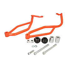 Crash Pad Engine cover RD Moto engine bars colour red RDMOTO RDM-CF58R