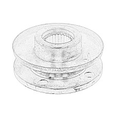 Articulatie, cardan Propeller shaft elastic coupling IVECO OE IVECO 7186614