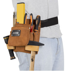 Geant din piele pentru scule, cu centur, Handy Heritage Collection