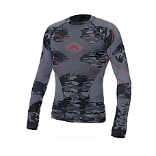 Lenjerie de corp termo-activ Thermoactive t-shirt ADRENALINE GLACIER colour neagra/grey size L much warming ADRENALINE A1132/19/30/L