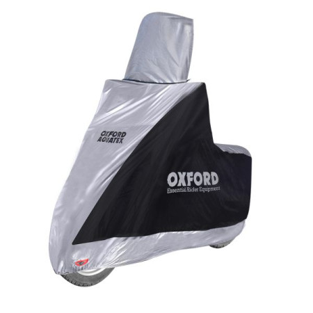 Husa pentru ciclomotor OXFORD AQUATEX HIGHSCREEN SCOOTER COVER culoare argintiu marimea CV216