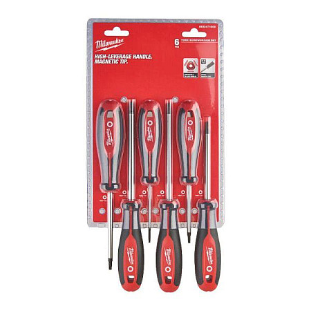 Surubelnite, biti Set of screwdrivers screwdrivers number of tools: 6pcs socket TORX/E-TORX size: T10 T15 T20 T25 T30 T40 Torx MILWAUKEE 4932471809