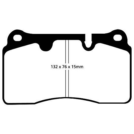 Set placute frana,frana disc Brake pads - tuning Yellow Stuff road approval FERRARI 612 SCAGLIETTI RENAULT MEGANE III VW TOUAREG ASTON MARTIN DB9 VOLANTE DB9TAGE VANTAGE VOLANTE VANTAGETAGE 2.0-6.0 10.02- EBC POLSKA DP41908R