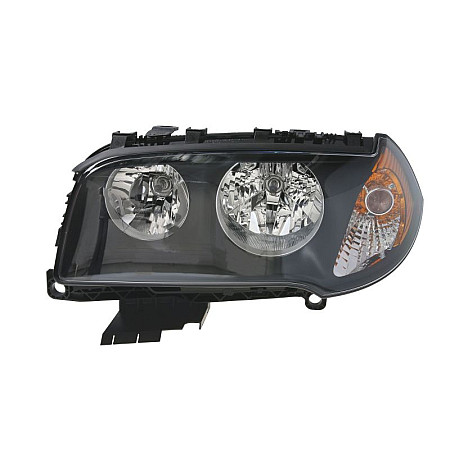 Far Lampa frontala Stanga H7 H7 electric cu motor halogen culoare semnalizator galben potriveste BMW X3 E83 0907 MAGNETI MARELLI 710301210201