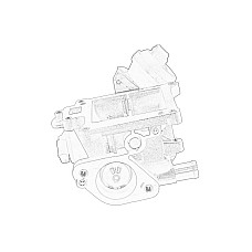 Supapa EGR recirculare privire Volvo S60 2015  OE VOLVO 36010129