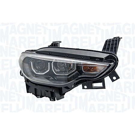 Far Lampa frontala Stanga halogen H7/H7/LED/PY21W bec culoare insert: gri culoare semnalizator: portocaliu FIAT TIPO MAGNETI MARELLI 712105809940