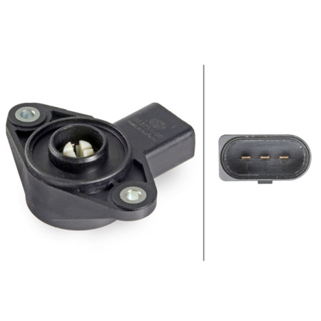 Senzor, pozitie clapeta acceleratie Senzor de presiune la galeria de admisie 3 pin AUDI A3 A4 B7 A4 B8 A5 A6 ALLROAD C6 A6 C6 A6 C7 A7 A8 D3 Q5 Q7 R8 R8 SPYDER SKODA OCTAVIA II VW EOS 1.4-5.2 05.99-07.18 HELLA 6PD012 754-001