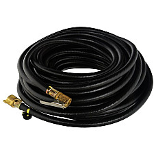 Furtun pneumatic pentru compresor cu conector si mufa de umflat roti, lungime 12m, destinat camioanelor si autoutilitarelor