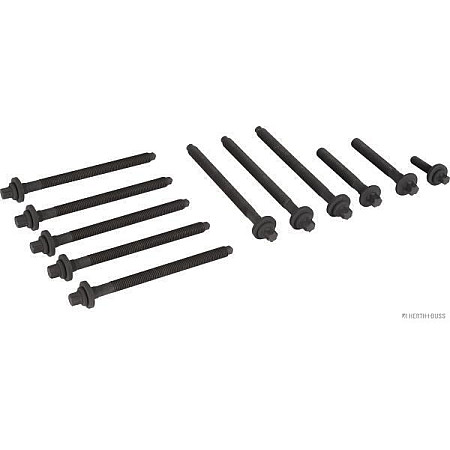 Set surub chiulasa Kit bolt chiulasa DS DS 3 DS 4 CITROEN BERLINGO BERLINGO MULTISPACE BERLINGO/MINIVAN C1 II C3 AIRCROSS II C3 II C3 III C3 PICASSO C4 CACTUS 1.0/1.2/1.2LPG 03.12- HERTH+BUSS JAKOPARTS J1282058