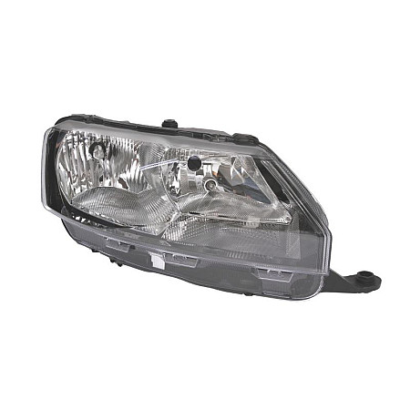 Far Lampa frontala Dreapta halogen H15/H7/W5W electric cu motor culoare semnalizator: transparent SKODA RAPID -05.17 VALEO VAL044894