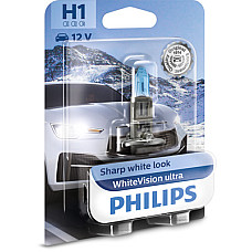 Bec, far principal Bec ambalaj blister 1buc H1 12V 55W P145S WhiteVision Ultra DS DS 3 IVECO DAILY CITYS DAILY III DAILY IV DAILY LINE DAILY TOURYS DAILY V DAILY VI MERCEDES C W202 08.73- PHILIPS PHI 12258WVUB1