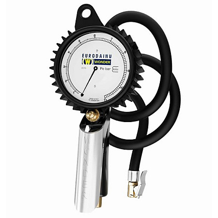 Inflating guns and manometers Inflating gun for pumping to checking air pressure analogue pressure bar: 0-12 bar agricultural vehicles buses delivery cars passenger cars Trucks UNITROL UNITROL 2015W/GUM