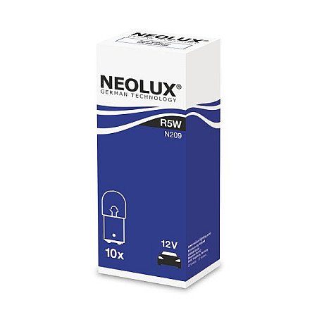 Bec incandescent Bec cutie 10buc R5W 12V 5W BA15D NEOLUX NLX209 K10SZT