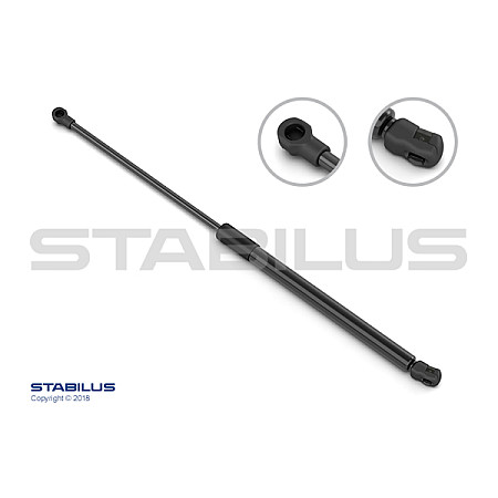 Amortizor capota Arcul cu gaz capota motor Dreapta/Stanga lungime maxima: 4195mm sUV:1525mm TOYOTA 4 RUNNER V HILUX HILUX VII PICK-UP/PLATOU / SASIU/SUV 11.04- STABILUS STA483267