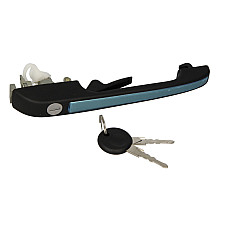 Maner usa Fata Stanga cu cheie extern cu incuietoare negru AUDI 80 B2 90 B2 COUPE B2 QUATTRO 1.3-2.2 08.78-07.89 BLIC 6010-25-006401P