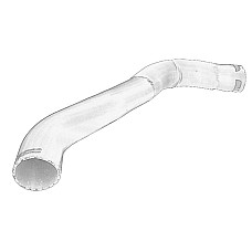 Palnie, filtru de aer Conducta de intrare a aerului Inferior/Spate FIAT DUCATO 2.3D 07.06- OE FIAT 1350776080