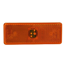 Lampa gabarit Outline marker lights L/R orange LED height 45mm width 120mm embossed 24V MERCEDES ACTROS ACTROS MP2 / MP3 ACTROS MP4 / MP5 04.96- GIANT 131-MT10271A