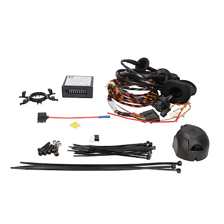 Parte electrica carlig tractare remorcare Set electric de sistem de remorcare numar pini: 7 AUDI A3 SEAT LEON LEON SC LEON ST SKODA OCTAVIA III SUPERB III VW GOLF VII PASSAT B8 TOURAN 04.12- STEINHOF ST737103